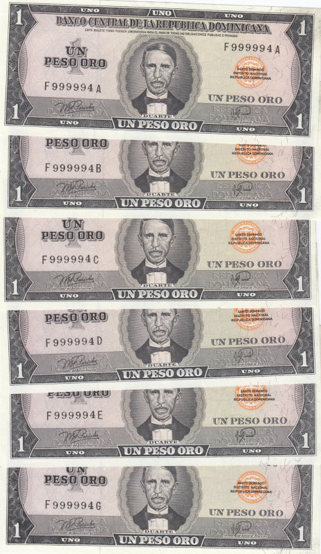 Dominican Republic 1 Peso 1978 (6)
AU Pick 108 same #, different suffix.