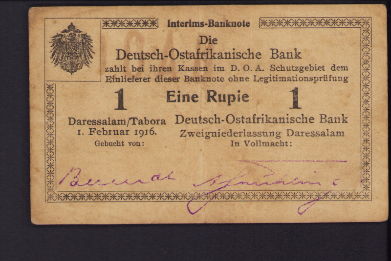 Germany, East Africa 1 rupia 1916
VF