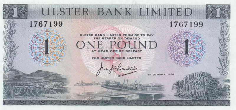 Ireland Northern 1 Pound 1966
UNC Pick 321