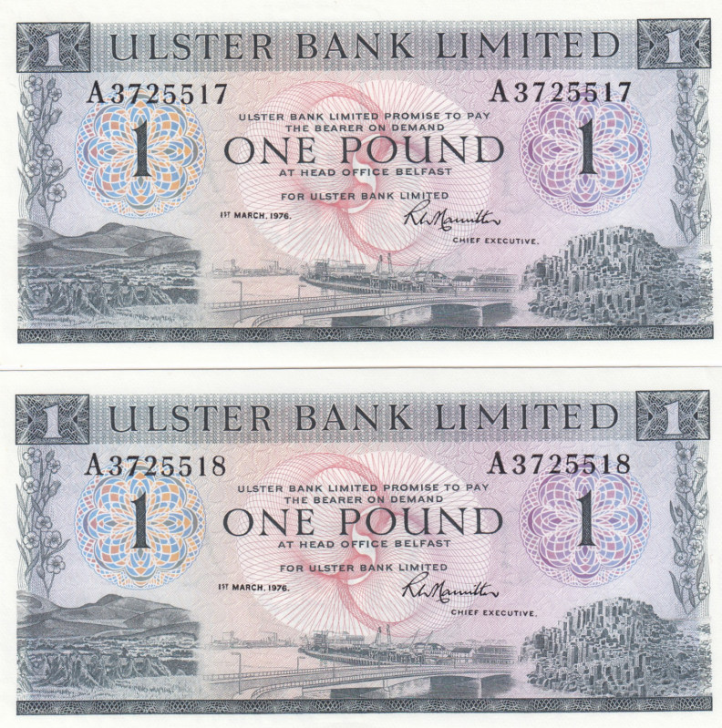 Ireland Northern 1 Pound 1976 (2)
UNC Pick 325b