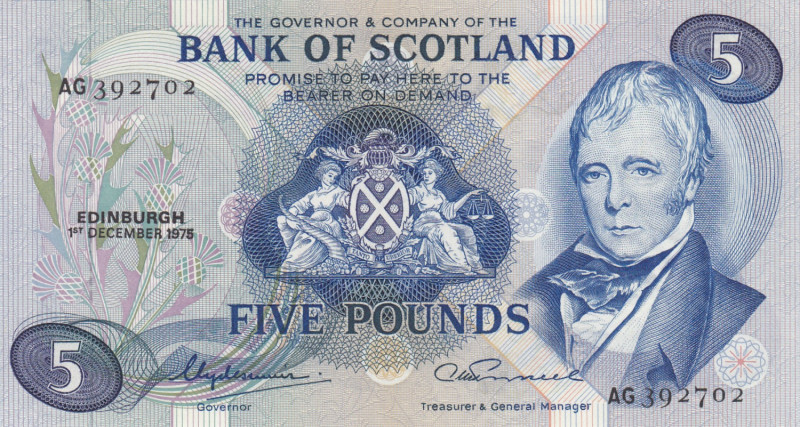 Scotland 5 Pounds 1975
UNC Pick 112c