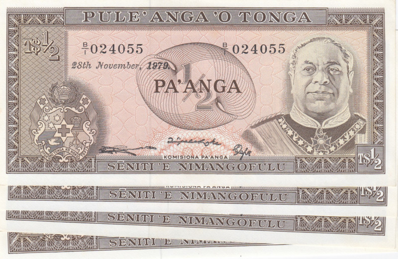 Tonga 1/2 Pa'anga 1979 (4)
UNC Pick 18b