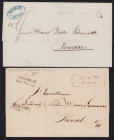 Russia, Estonia - Group of prephilately envelopes Reval-Pernau 1856 & Riga-Reval 1841 (2)
Sold as seen, no return. Extremely rare!