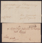 Russia, Estonia - Group of prephilately envelopes Riga-Dorpat & Riga-Pernau (letter to Oru church priest) 1854 (2)
Sold as seen, no return. Extremely ...