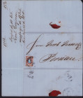 Estonia, Russia envelope Dorpat 1869
Sold as seen, no return. Cancelled with a stamp. Very rare!