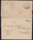 Russia, Estonia - Group of prephilately envelopes 1879, 1887 (2)
Sold as seen, no return. Very rare!