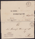 Estonia Group of envelopes 1883, 1886 (2)
Sold as seen, no return. Very rare!