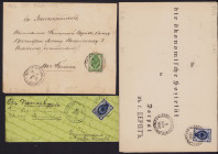 Estonia, Russia - Group of envelopes 1892-1894 (3)
Sold as seen, no return. Very rare!