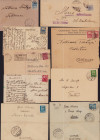 Estonia Group of envelopes & postcards 1920-1933 (9)
Sold as seen, no return. 