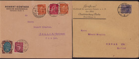 Estonia Group of Envelopes 1920-1922 - Tallinn (2)
Sold as seen, no return. 
