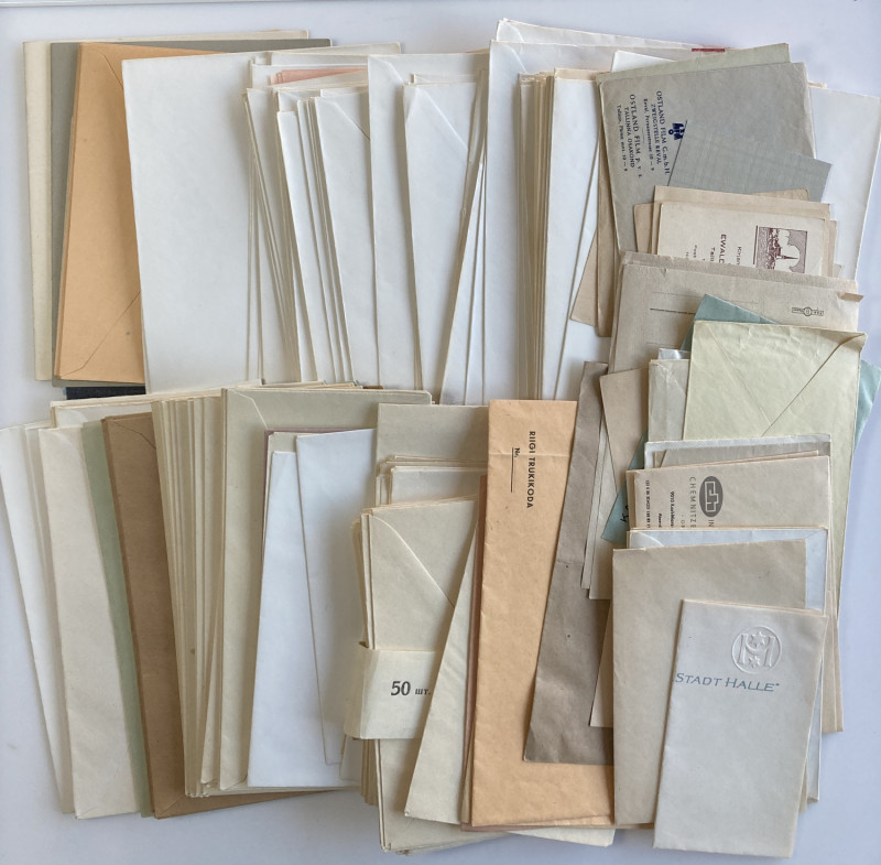 Group of envelopes, postcards - mostly unused envelopes, some postcards etc
Sold...