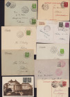 Estonia - Group of envelopes & postcards 1927-1938 - with special stamps (9)
Sold as seen, no return. 