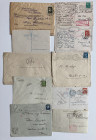 Estonia, Russia USSR - Group of envelopes & postcards 1927-1939 - Special stamps (10)
Sold as seen, no return. 