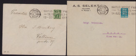 Estonia Group of Envelopes 1929 - Fair 24 aug. - 2 sept. 1929 Tallinn (2)
Sold as seen, no return.