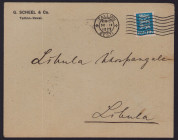 Estonia Tallinn - Lihula envelope 1929
G. Scheel & Co., Lihula Ühispank. With a stamp, cancelled. Sold as seen, no return.