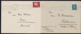 Estonia Group of Envelopes 1931-1940 - Tartu-Vaksal (2)
Sold as seen, no return.