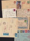 Estonia Group of envelopes & postcards 1936-1938 (8)
Sold as seen, no return. Rare!