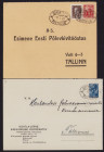 Estonia Group of Envelopes 1939-1941 - Narva-Tapa Postvagun (2)
Sold as seen, no return. A-S Esimene Eesti Põlevkivitööstus. Kohtla-Järve Kaevanduse K...