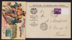 Group of Estonian Cancelled envelope & postcard - Pärnu Juubelipidustus 1939 (2)
Sold as seen, no return. 