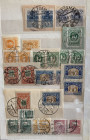 Collection of stamps - Mostly Estonia, some Germany, Russia USSR
Sold as seen, no return. Album with sixteen completely filled two-sided sheets with s...