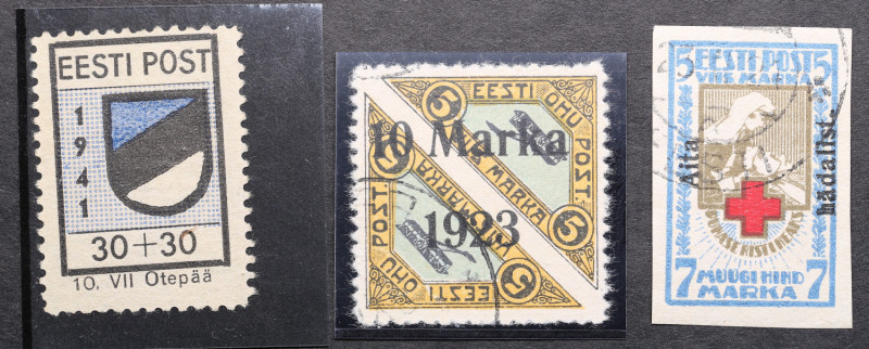 Estonia stamps - Fakes (3)
Sold as seen, no return. Reviewed by Kalev Kokk and a...