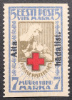 Estonia Red Cross stamp with Aita hädalist overprint 1923
Sold as seen, no return. MiNo. 47. Signed with older signature, Uno Saidla, Valdo Nemvalz, K...