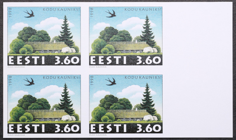 Estonia stamps, For more Beautiful homes, 1998, Imperforate
Never sold over the ...