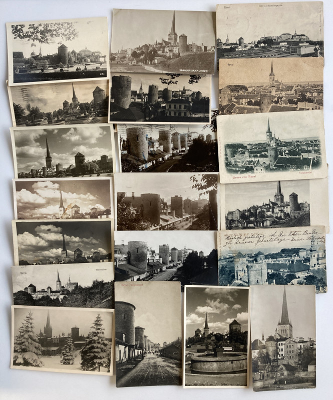 Estonia Group of postcards - sights of Tallinn city wall (20)
Sold as seen, no r...