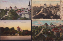 Estonia, Russia Group of postcards - Tallinn, Reval - Harju tänava mägi (4)
Sold as seen, no return.