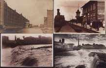 Estonia Group of postcards - Narva - Krenholm, Narva Suur juga, Raudteejaam before 1940 (4)
Sold as seen, no return.