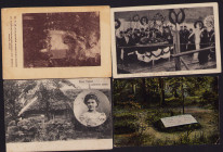 Estonia Group of postcards - Fr.R. Kreutzwald monument, C.R. Jakobson funeral & Grave, A. Tamm in birth place before 1940 (4)
Sold as seen, no return....
