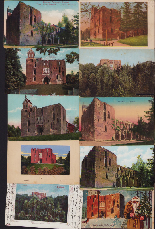 Estonia, Russia Group of postcards - Tartu, Dorpat - Toome varemed (10)
Sold as ...