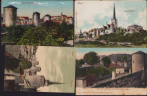 Estonia, Russia Group of postcards - Tallinn, Reval - Väike Ranna värav, Linnamüür (4)
Sold as seen, no return.