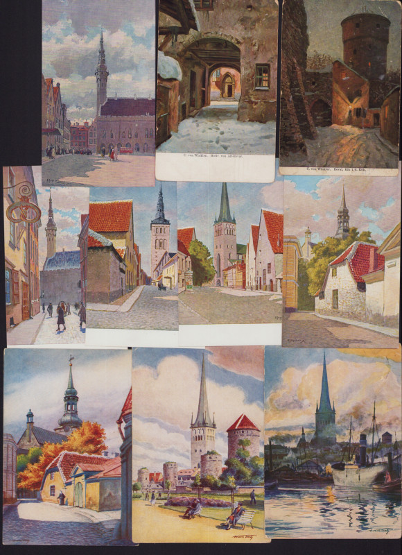 Estonia Group of postcards - Sights of Tallinn (18)
Sold as seen, no return. 