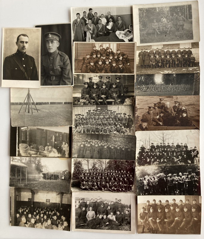 Estonia Group of postcards photos - Military, mostly Men in uniform (20)
Sold as...