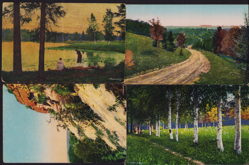 Estonia Group of postcards - Estonian landscapes - Sillamäe, Ontika before 1940 ...