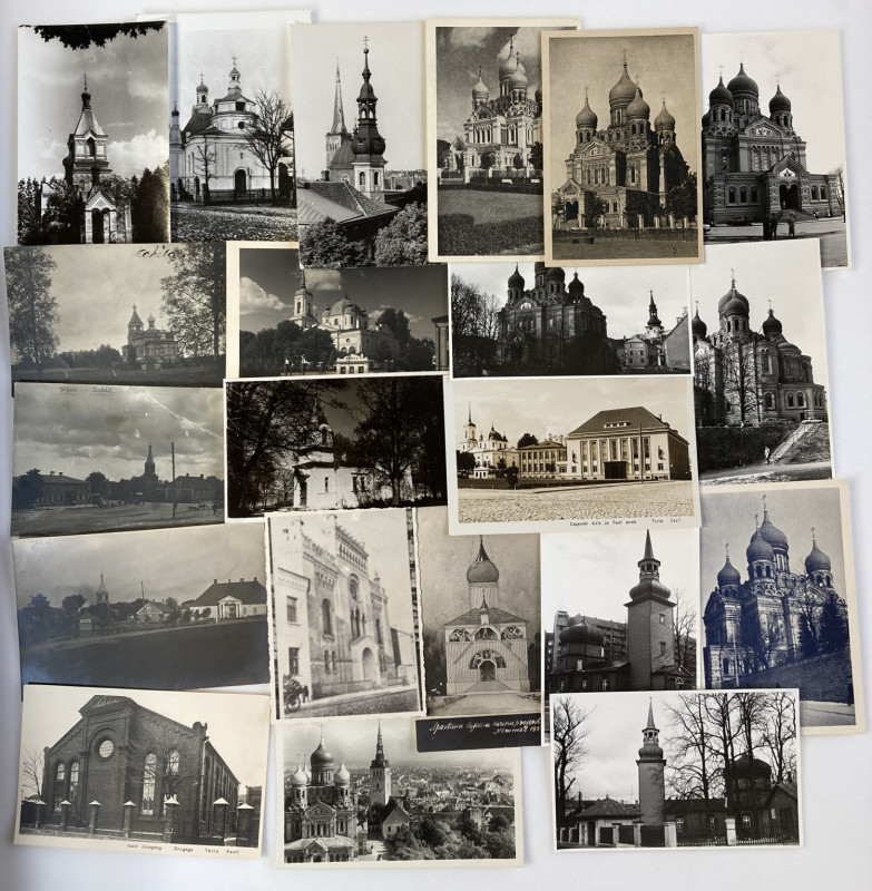 Estonia Group of postcards, photos - Churches (40)
Sold as seen, no return. 