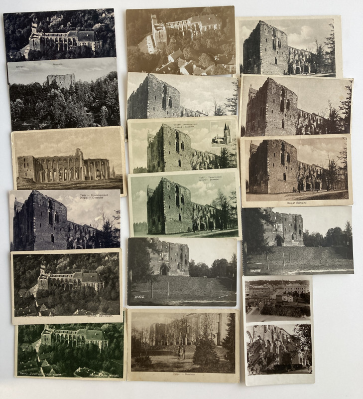 Estonia Group of postcards - sights of Tartu Dome ruins (17)
Sold as seen, no re...