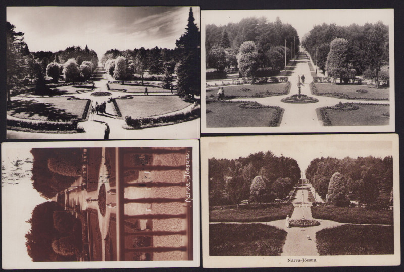 Estonia Group of postcards - Narva-Jõesuu, the Park before 1940 (4)
Sold as seen...