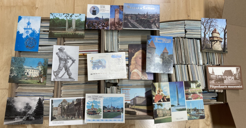 Large collection of postcards - mostly Estonia, Russia USSR, a lot of Tallinn vi...