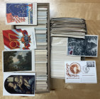 Large collection of postcards Russia USSR
Sold as is, no return. 