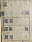 Lot of collectors literature, stamp album (11)
Sold as is, no return. Изъ исторiи монетнаго дьла въ Россiи 1899 (copy)Philatelistische Farbentafeln 19...