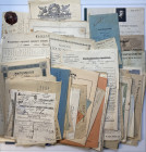 Estonia, Russia, USSR - Group of documents - animal breeding, insurance policy, school, marriage etc
Sold as seen, no return. 