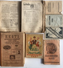 Group of books, newspapers mostly Estonia - Philately, Music, Family, Nature etc (14)
Sold as is, no return. Brehms Tierleben, 1911Bound newspaper - E...