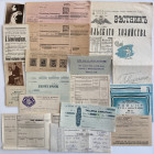 Estonia, Russia newspaper 1910, documents, invites etc. (54)
Sold as seen, no return. 