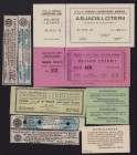 Estonia lottery tickets, coupons, kontramarks (9)
Various condition. Sold as is, no returns.