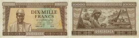 Country : GUINEA 
Face Value : 10000 Francs 
Date : 02 octobre 1958 
Period/Province/Bank : Banque de la République de Guinée 
Catalogue reference...