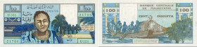 Country : MAURITANIA 
Face Value : 100 Ouguiya 
Date : 20 juin 1973 
Period/Province/Bank : Banque Centrale de Mauritanie 
Catalogue reference : P...