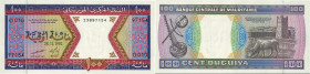Country : MAURITANIA 
Face Value : 100 Ouguiya 
Date : 28 novembre 1992 
Period/Province/Bank : Banque Centrale de Mauritanie 
Catalogue reference...