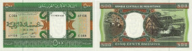 Country : MAURITANIA 
Face Value : 500 Ouguiya 
Date : 28 novembre 1996 
Period/Province/Bank : Banque Centrale de Mauritanie 
Catalogue reference...